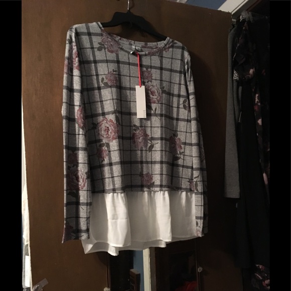 Elle Tops - Elle Dusty Orchid Top Size XL